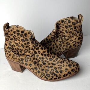 UGG Kingsburg Brown Leopard Ankle Boots